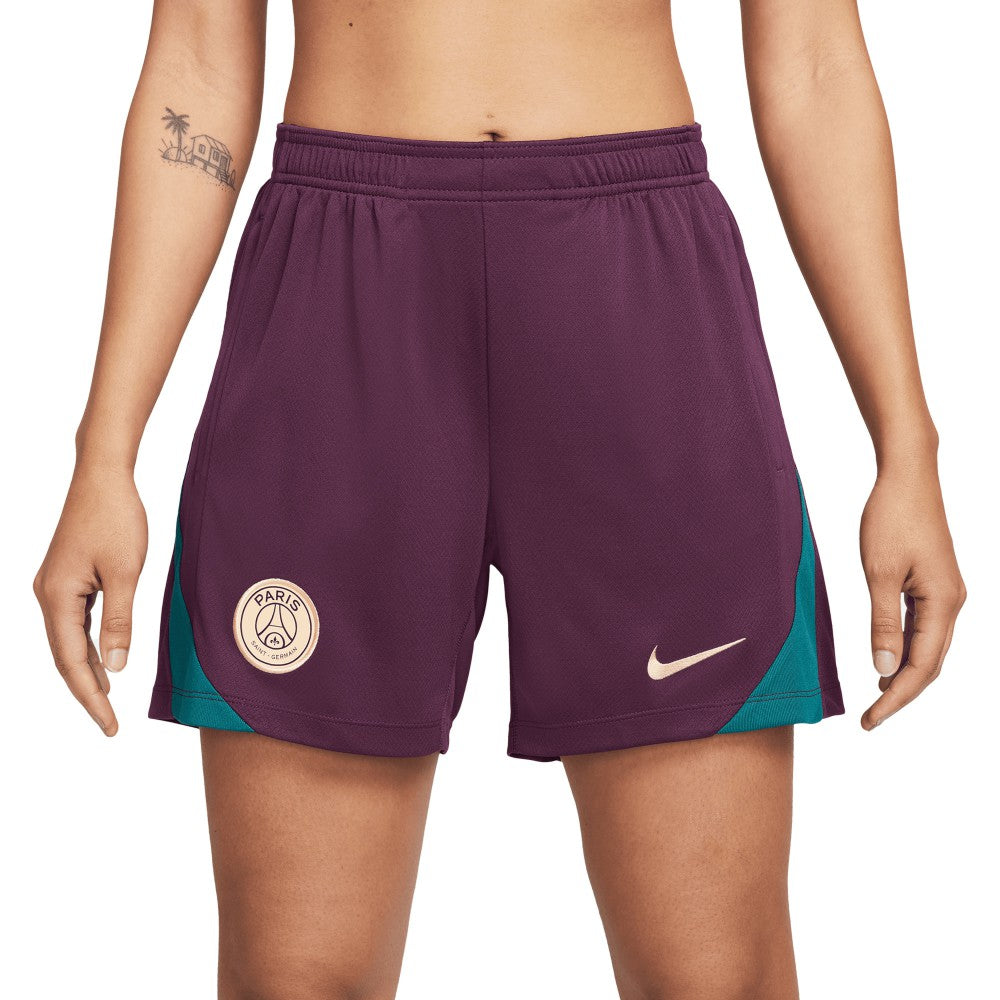 Paris Saint-Germain Women's 2024/25 Strike Performance Shorts Burgundy | Nike