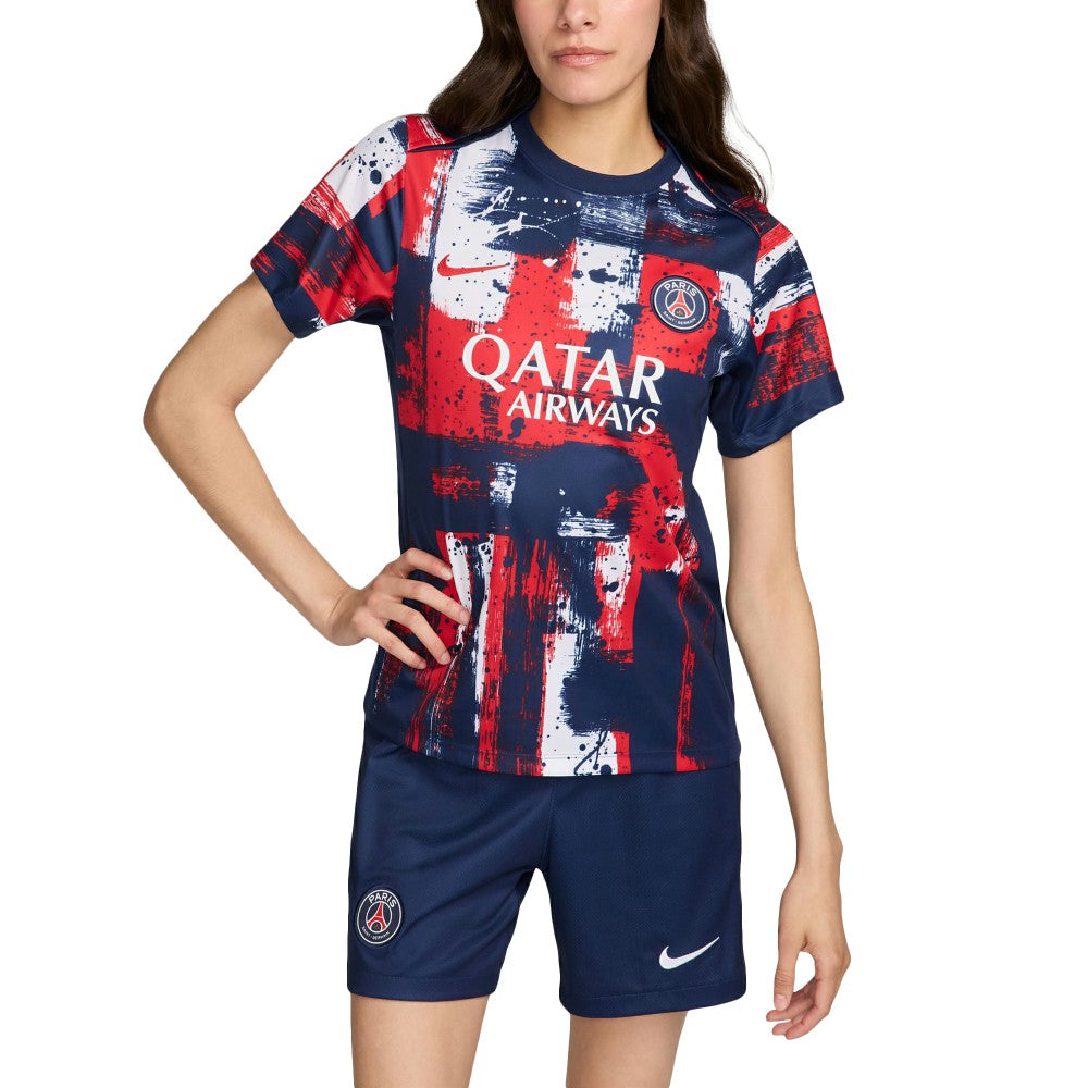 Paris Saint-Germain Women's 2024/25 Home Academy Pro Pre-Match Top Navy | Nike online