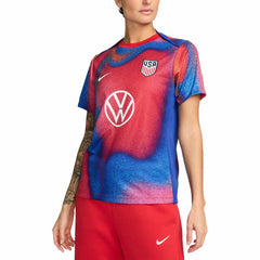 USMNT Women's 2024 Academy Pro Pre-Match Top Red | Nike