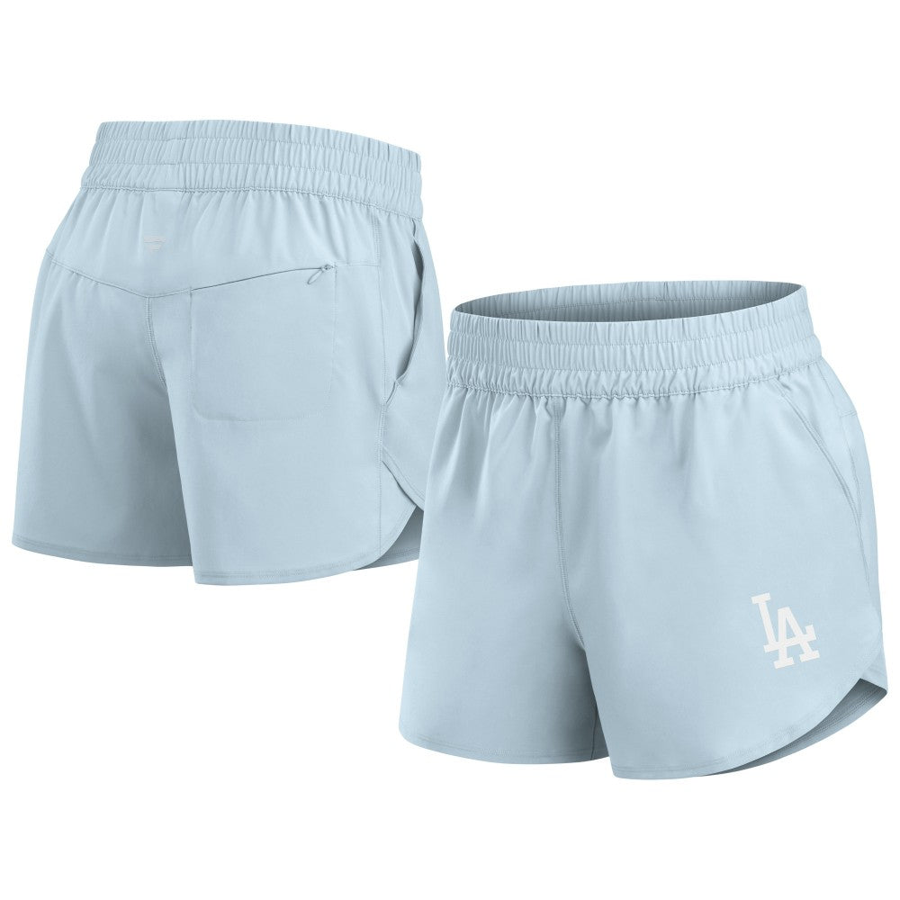 Los Angeles Dodgers Fanatics Women's Studio Woven Vibe Shorts - MLB