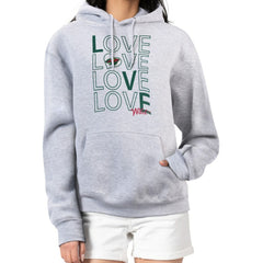 Minnesota Wild G-III 4Her by Carl Banks Women's Hockey Love Fleece Pullover Hoodie - Gray - NHL