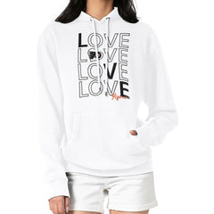 Philadelphia Flyers G-III 4Her by Carl Banks Women's Hockey Love Fleece Pullover Hoodie - White - NHL