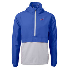 Buffalo Bills Cutter & Buck Charter Eco Recycled Anorak Half-Zip Jacket Blue | NFL