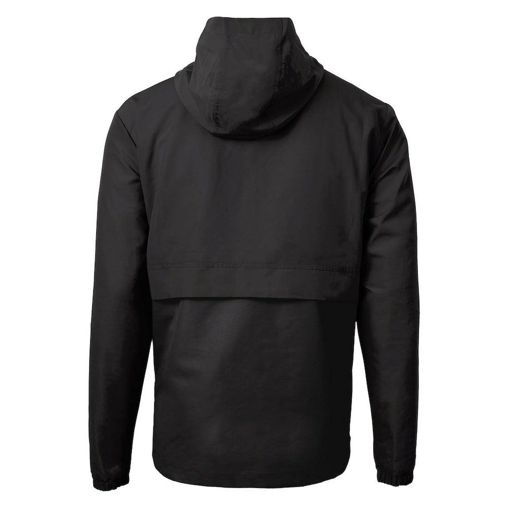 Minnesota Vikings Cutter & Buck Charter Eco Recycled Anorak Half-Zip Jacket Black | NFL