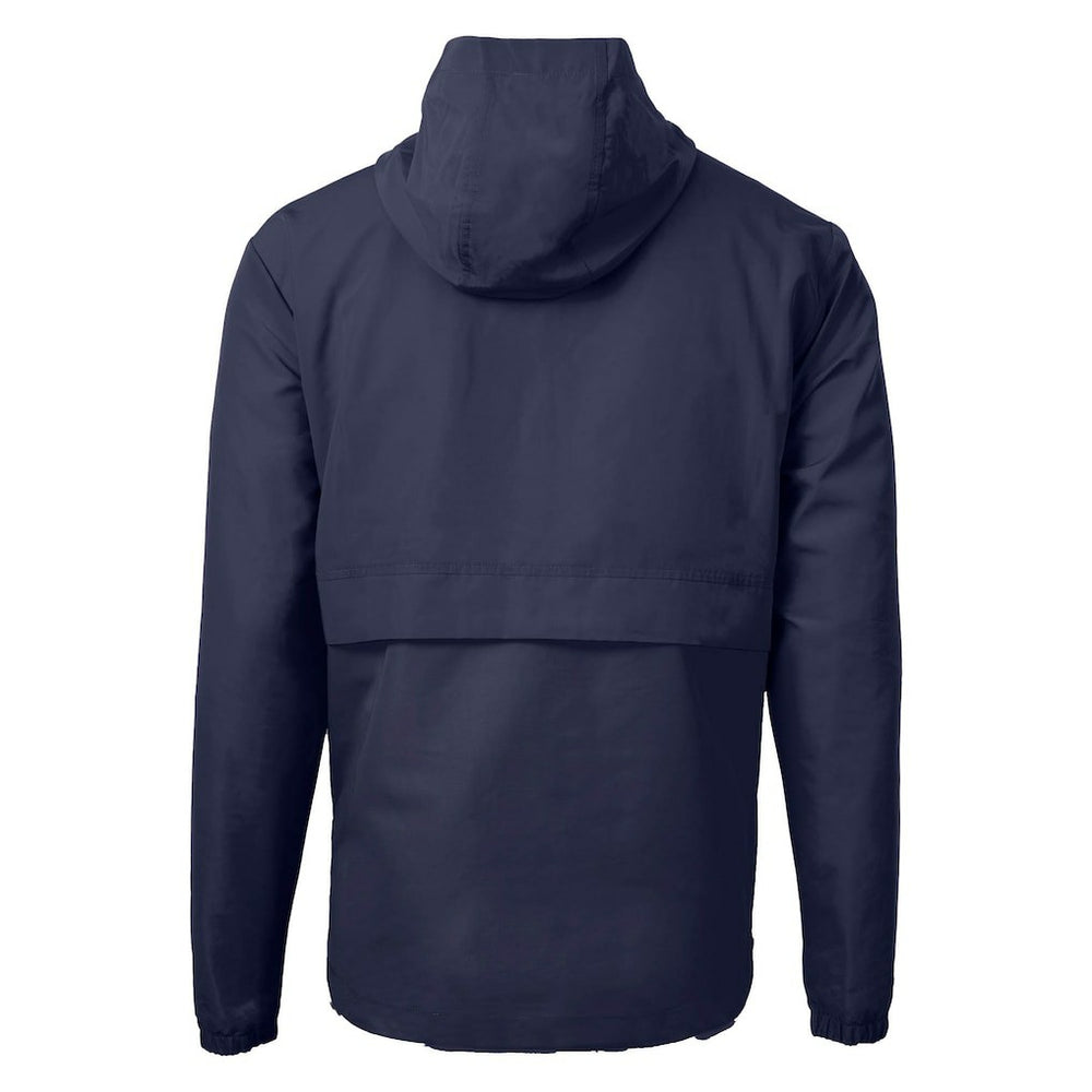 New England Patriots Cutter & Buck Charter Eco Recycled Anorak Half-Zip Jacket Blue | NFL