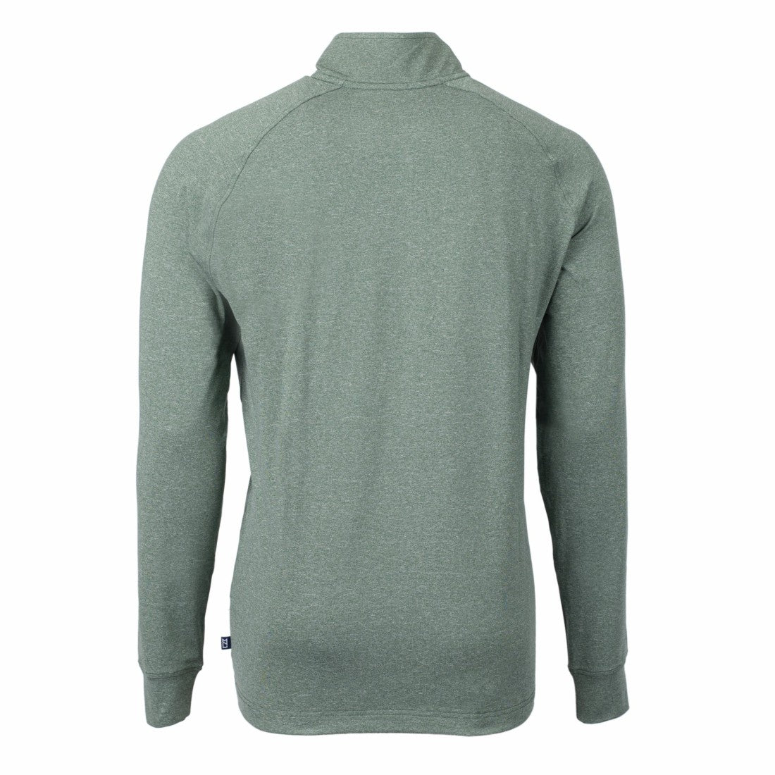 Green Bay Packers Cutter & Buck Adapt Eco Knit Quarter-Zip Pullover Top Heather Green | NFL