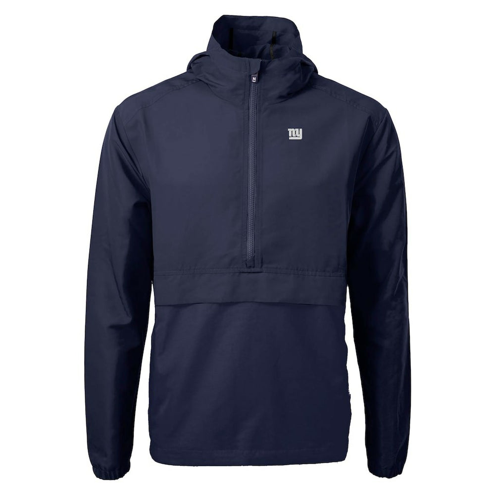 New York Giants Cutter & Buck Charter Eco Recycled Anorak Half-Zip Jacket Blue | NFL