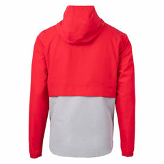 New York Giants Cutter & Buck Charter Eco Recycled Anorak Half-Zip Jacket Red | NFL