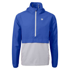 New York Giants Cutter & Buck Charter Eco Recycled Anorak Half-Zip Jacket Blue | NFL