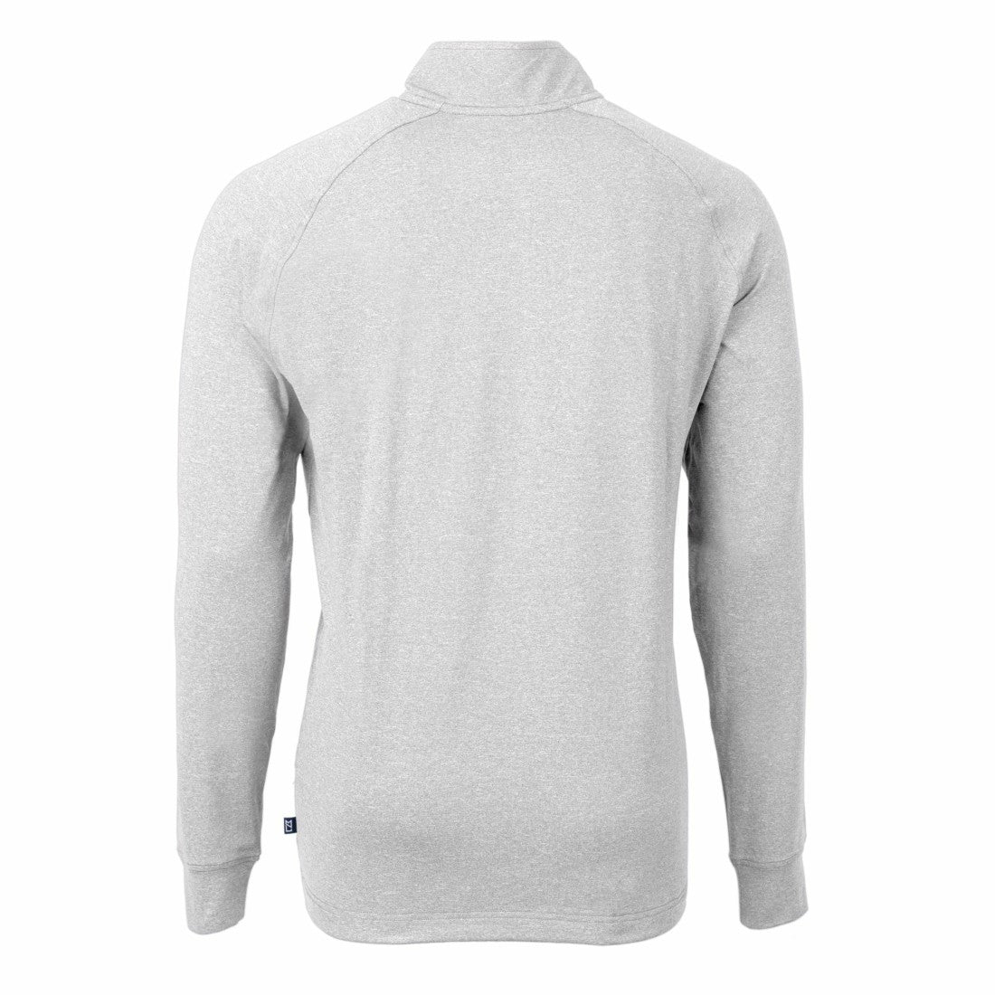 Houston Texans Cutter & Buck Adapt Eco Knit Quarter-Zip Pullover Top Heather Gray | NFL