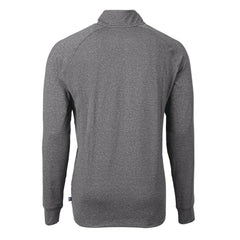 Kansas City Chiefs Cutter & Buck Adapt Eco Knit Quarter-Zip Pullover Top Heather Black | NFL