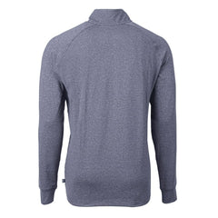 Minnesota Vikings Cutter & Buck Adapt Eco Knit Quarter-Zip Pullover Top Heather Navy | NFL