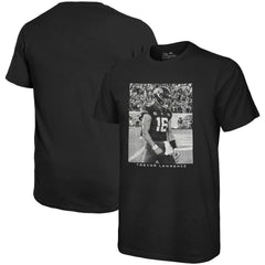Trevor Lawrence Jacksonville Jaguars Majestic Threads Oversized Player Image T-Shirt Black | NFL