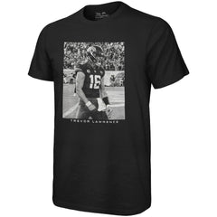 Trevor Lawrence Jacksonville Jaguars Majestic Threads Oversized Player Image T-Shirt Black | NFL