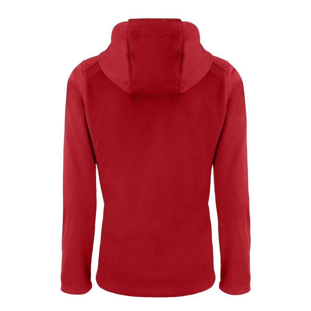Atlanta Falcons Cutter & Buck Women's Evoke Eco Softshell Recycled Full-Zip Hooded Jacket Red | NFL