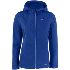 Buffalo Bills Cutter & Buck Women's Evoke Eco Softshell Recycled Full-Zip Hooded Jacket Royal | NFL