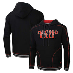 Chicago Bulls Stadium Essentials Baseline Pullover Hoodie Black - NBA