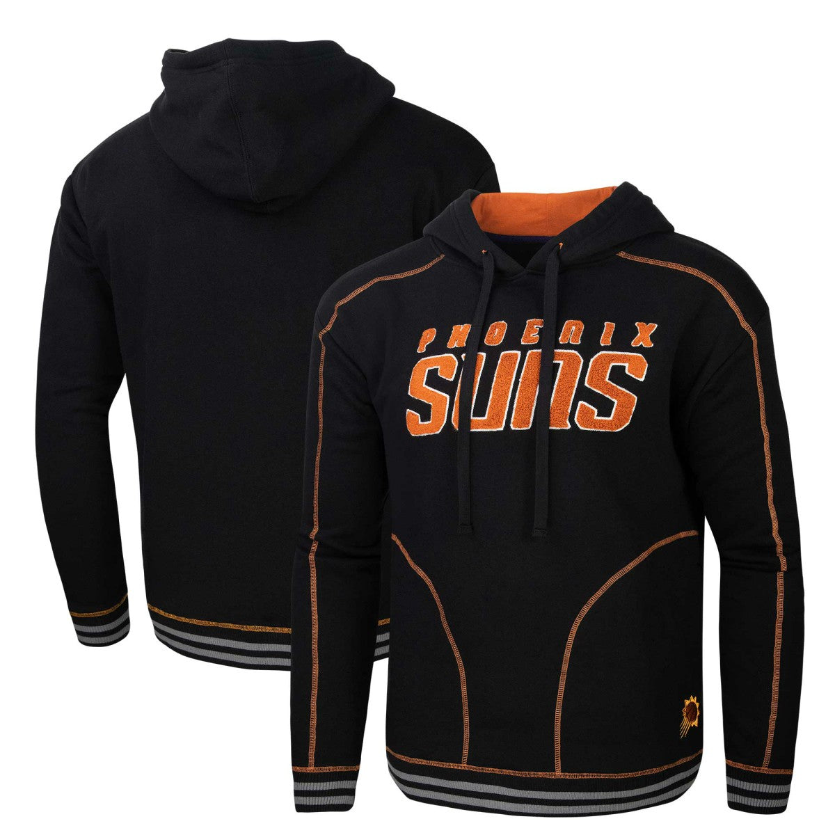 Phoenix Suns Stadium Essentials Baseline Pullover Hoodie Black - NBA