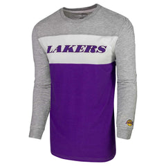 Los Angeles Lakers Unisex Loge Long Sleeve T-Shirt Heather Gray - NBA