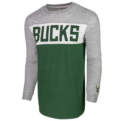 Milwaukee Bucks Unisex Loge Long Sleeve T-Shirt Heather Gray - NBA