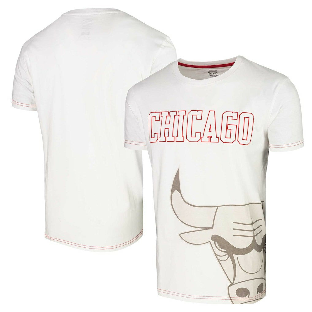 Chicago Bulls Stadium Essentials Unisex Scoreboard T-Shirt White - NBA