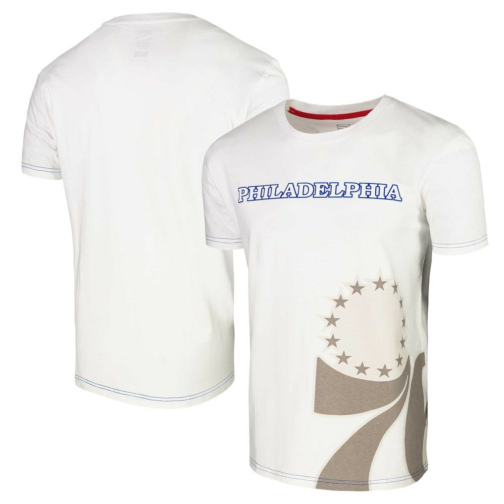 Philadelphia 76ers Stadium Essentials Unisex Scoreboard T-Shirt White - NBA