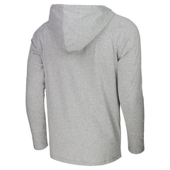 Los Angeles Lakers Stadium Essentials Atrium Raglan Long Sleeve Hoodie T-Shirt Heather Gray - NBA