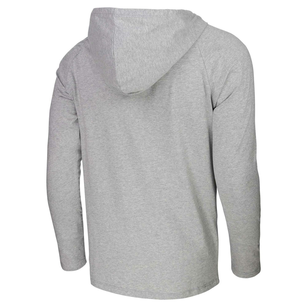 New Orleans Pelicans Stadium Essentials Atrium Raglan Long Sleeve Hoodie T-Shirt Heather Gray - NBA