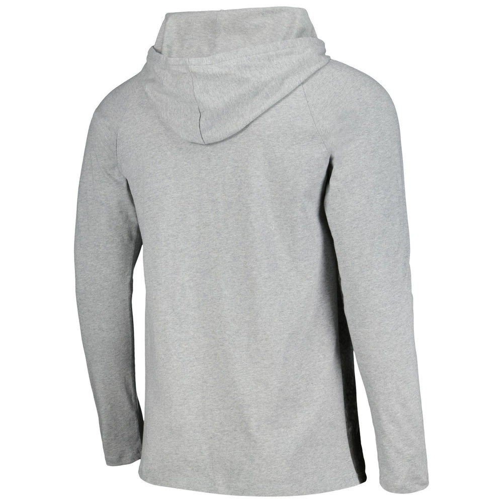 San Antonio Spurs Stadium Essentials Atrium Raglan Long Sleeve Hoodie T-Shirt Heather Gray - NBA