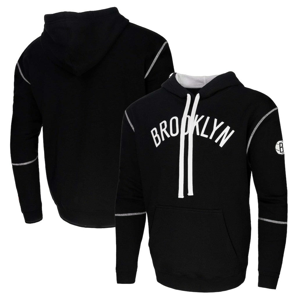 Brooklyn Nets Stadium Essentials Monument Pullover Hoodie Black - NBA