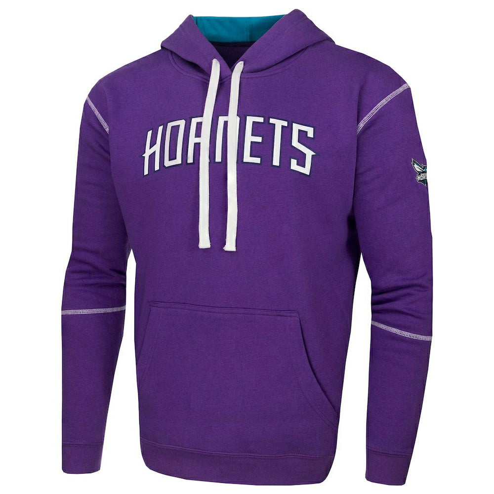 Charlotte Hornets Stadium Essentials Monument Pullover Hoodie Purple - NBA