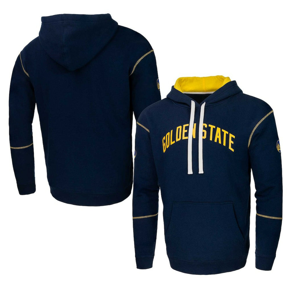 Golden State Warriors Stadium Essentials Monument Pullover Hoodie Navy - NBA