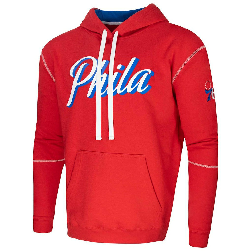 Philadelphia 76ers Stadium Essentials Monument Pullover Hoodie Red - NBA