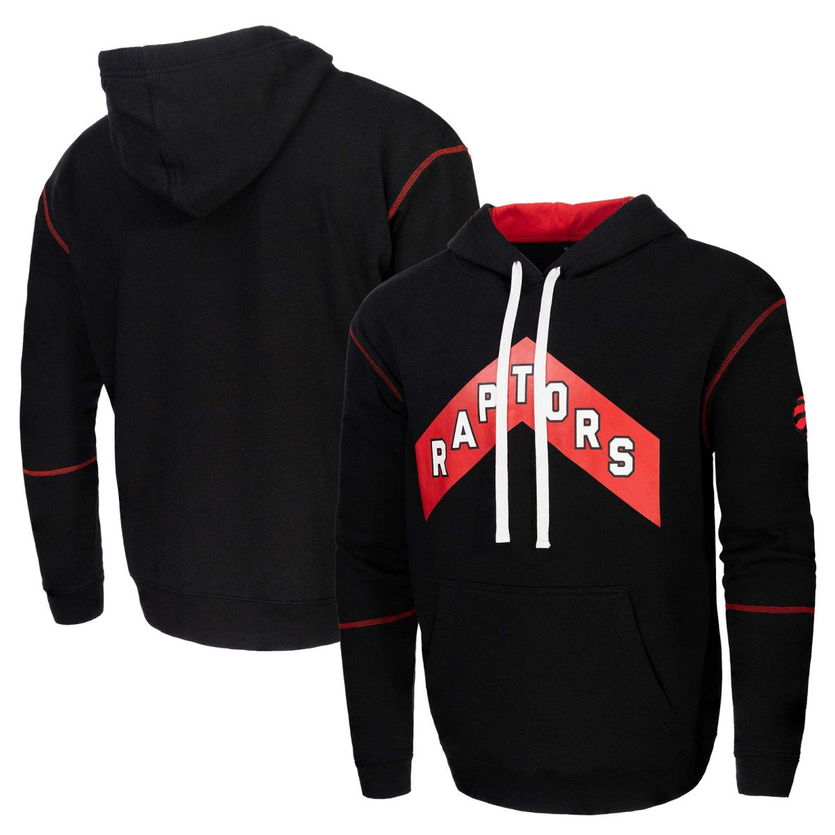 Toronto Raptors Stadium Essentials Monument Pullover Hoodie Black - NBA