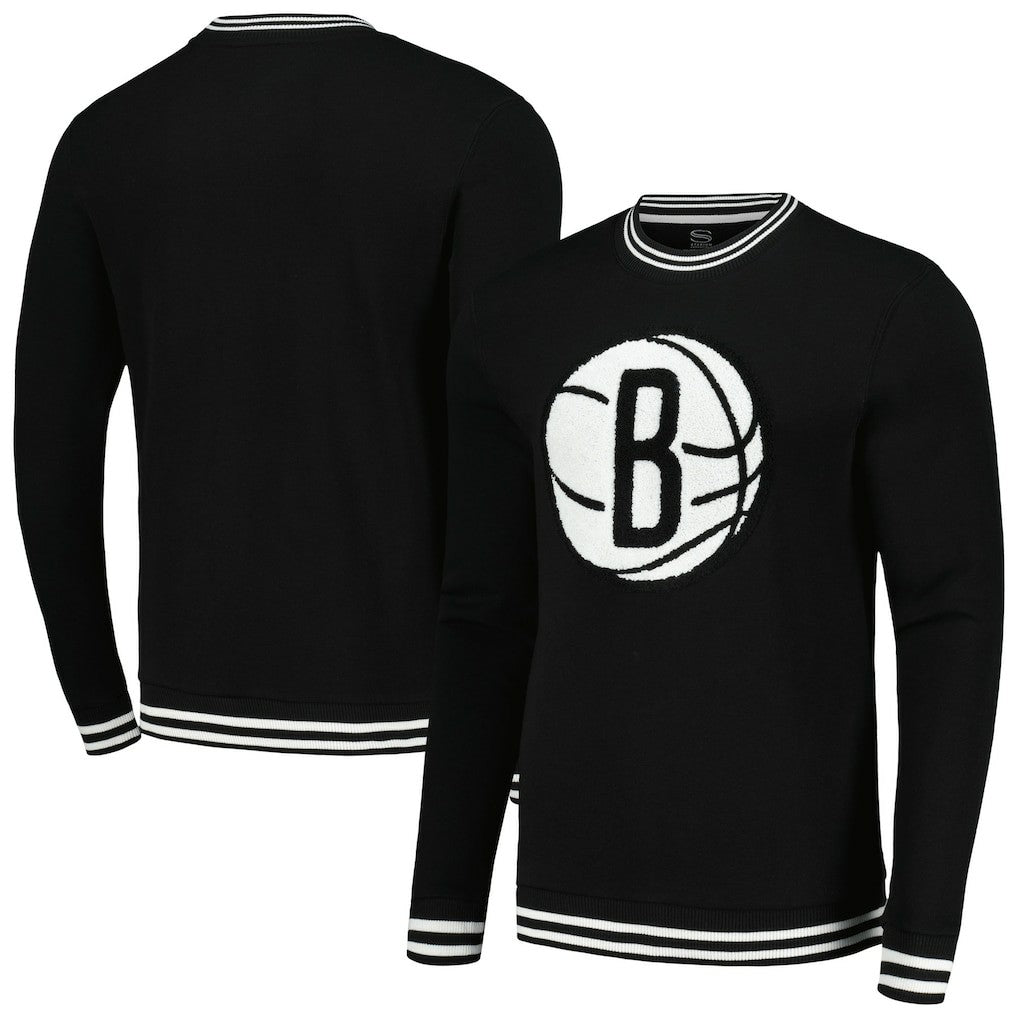 Brooklyn Nets Stadium Essentials Club Level Pullover Sweatshirt Black - NBA
