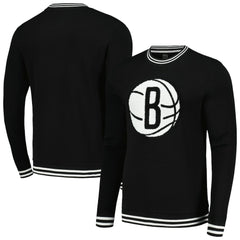 Brooklyn Nets Stadium Essentials Club Level Pullover Sweatshirt Black - NBA