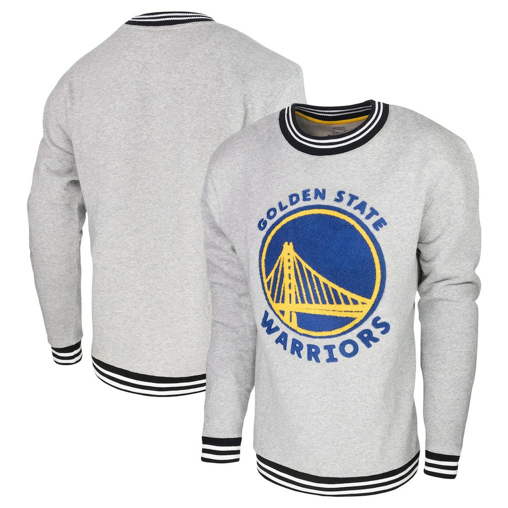 Golden State Warriors Stadium Essentials Club Level Pullover Sweatshirt Heather Gray - NBA