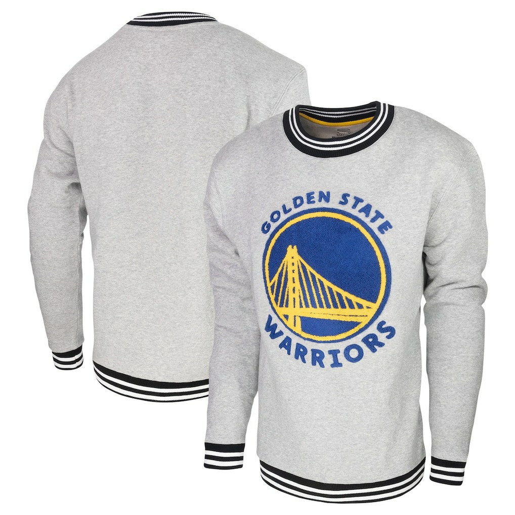 Golden State Warriors Stadium Essentials Club Level Pullover Sweatshirt Heather Gray - NBA