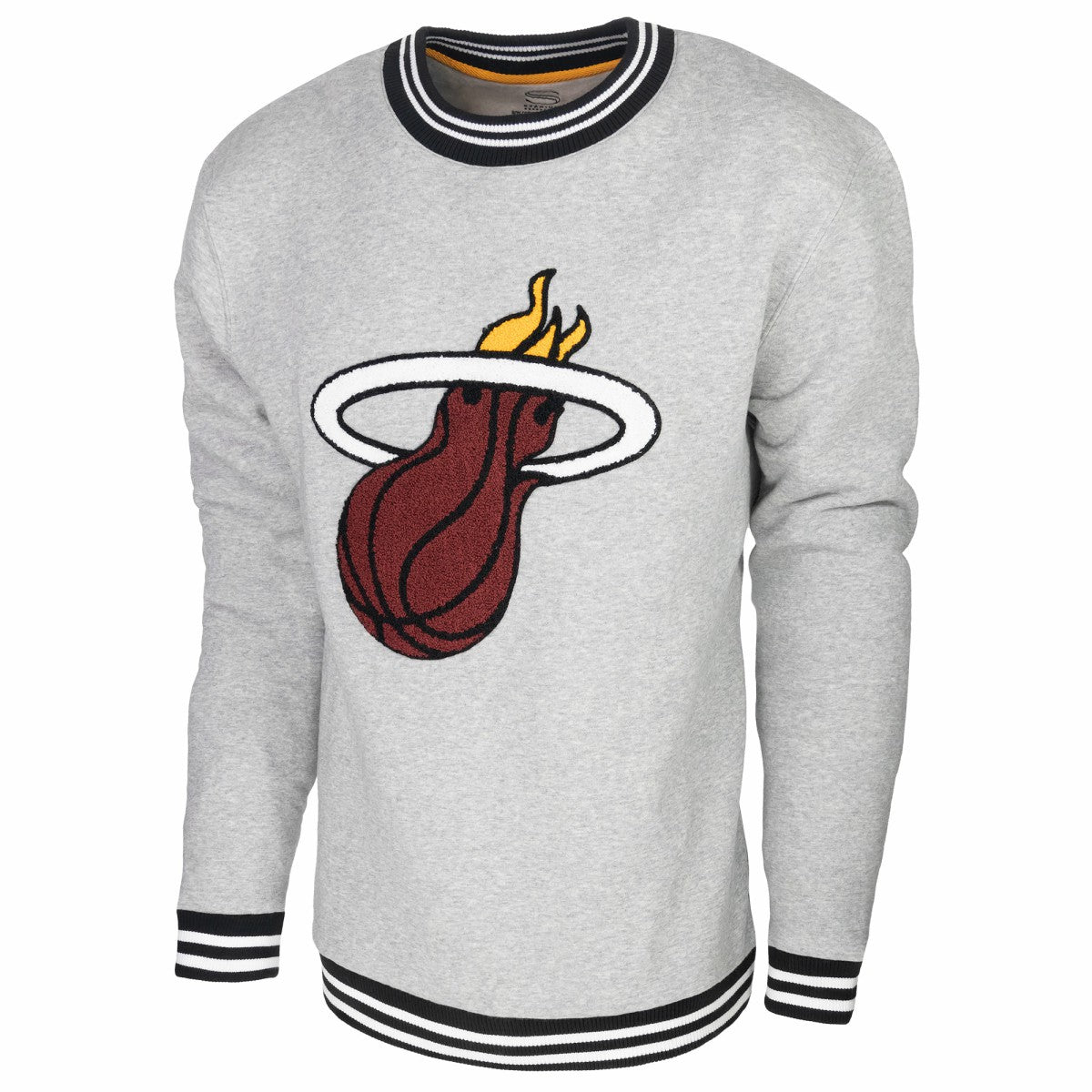 Miami Heat Stadium Essentials Club Level Pullover Sweatshirt Heather Gray - NBA