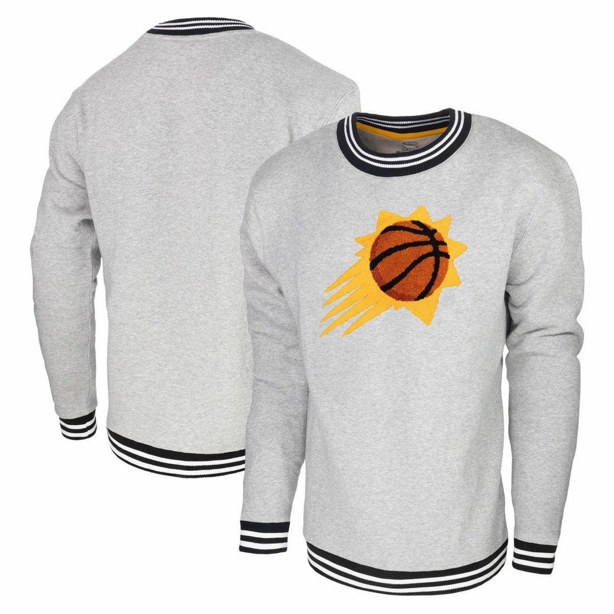 Phoenix Suns Stadium Essentials Club Level Pullover Sweatshirt Heather Gray - NBA