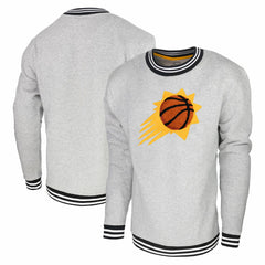 Phoenix Suns Stadium Essentials Club Level Pullover Sweatshirt Heather Gray - NBA