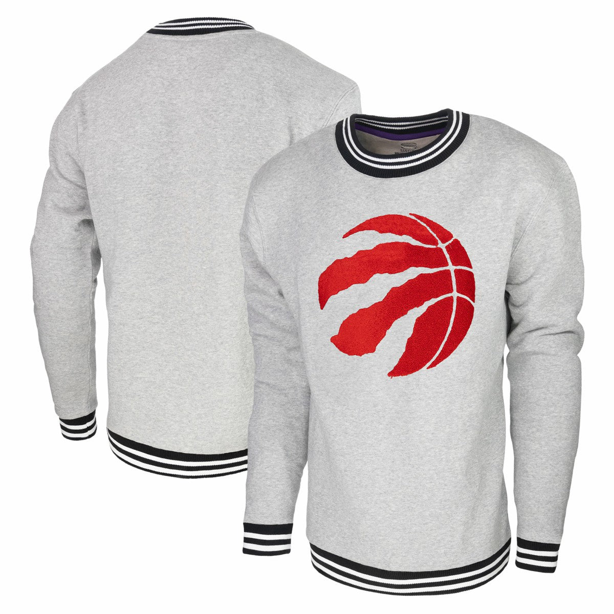 Toronto Raptors Stadium Essentials Club Level Pullover Sweatshirt Heather Gray - NBA