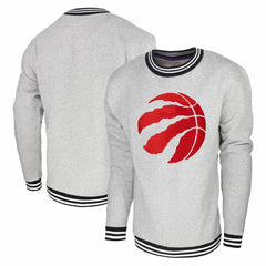 Toronto Raptors Stadium Essentials Club Level Pullover Sweatshirt Heather Gray - NBA