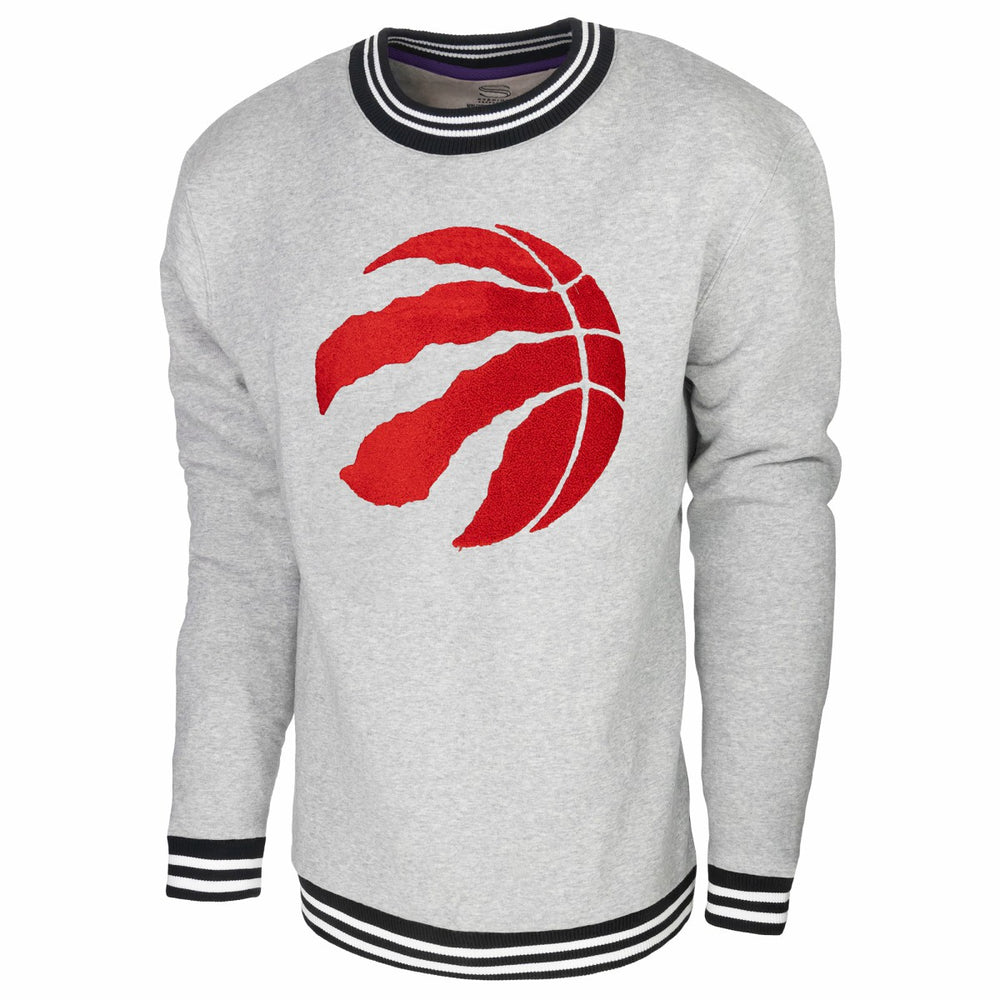Toronto Raptors Stadium Essentials Club Level Pullover Sweatshirt Heather Gray - NBA