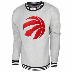 Toronto Raptors Stadium Essentials Club Level Pullover Sweatshirt Heather Gray - NBA