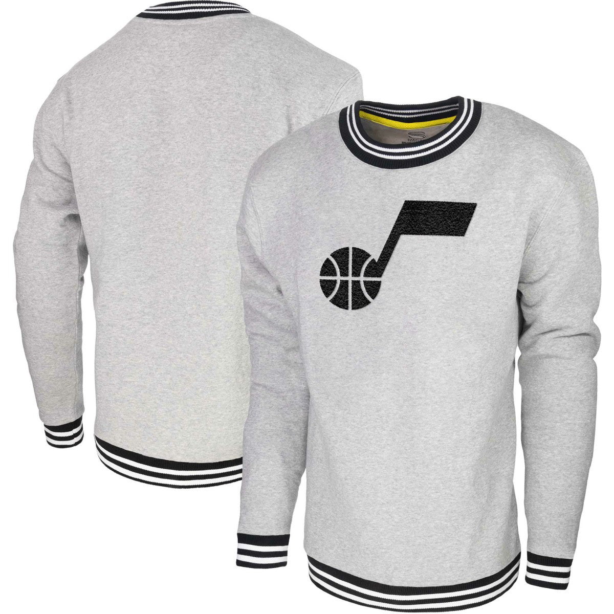Utah Jazz Stadium Essentials Club Level Pullover Sweatshirt Heather Gray - NBA