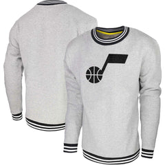 Utah Jazz Stadium Essentials Club Level Pullover Sweatshirt Heather Gray - NBA