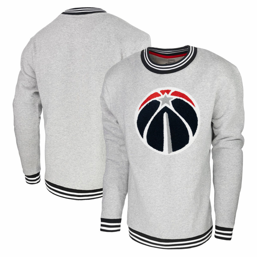 Washington Wizards Stadium Essentials Club Level Pullover Sweatshirt Heather Gray - NBA
