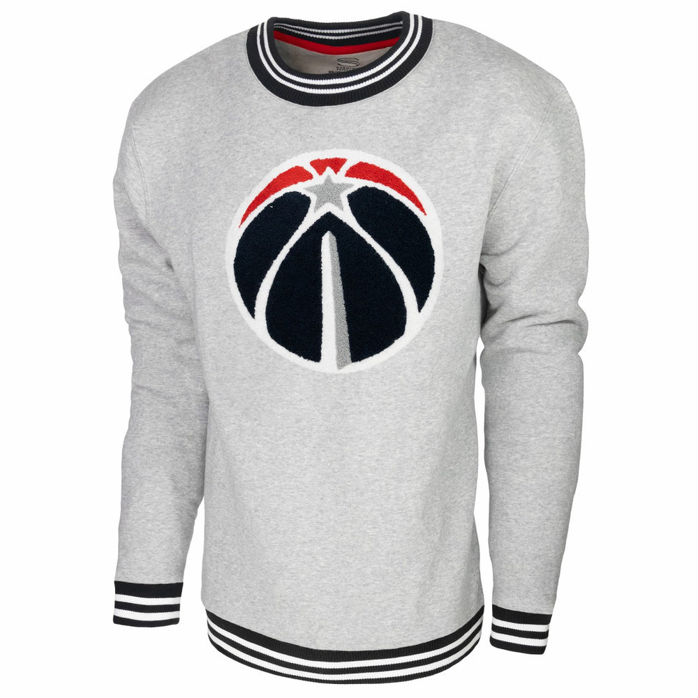 Washington Wizards Stadium Essentials Club Level Pullover Sweatshirt Heather Gray - NBA