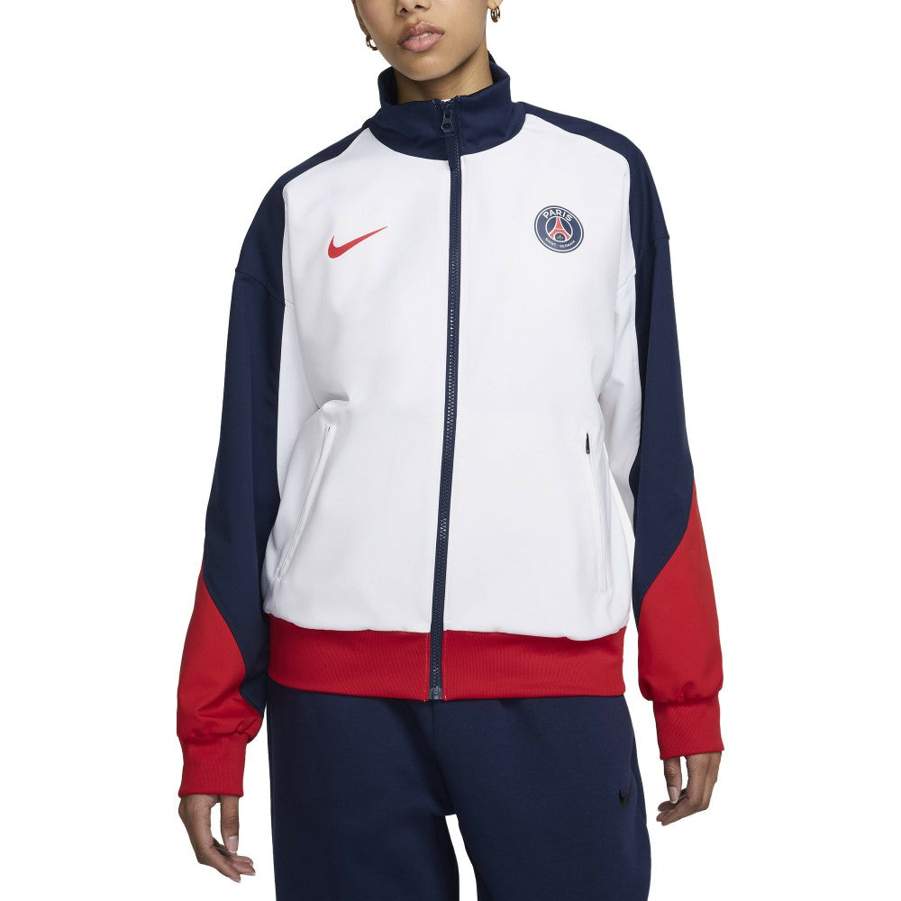 Paris Saint-Germain Women's 2024/25 Strike Anthem Full-Zip Jacket White | Nike